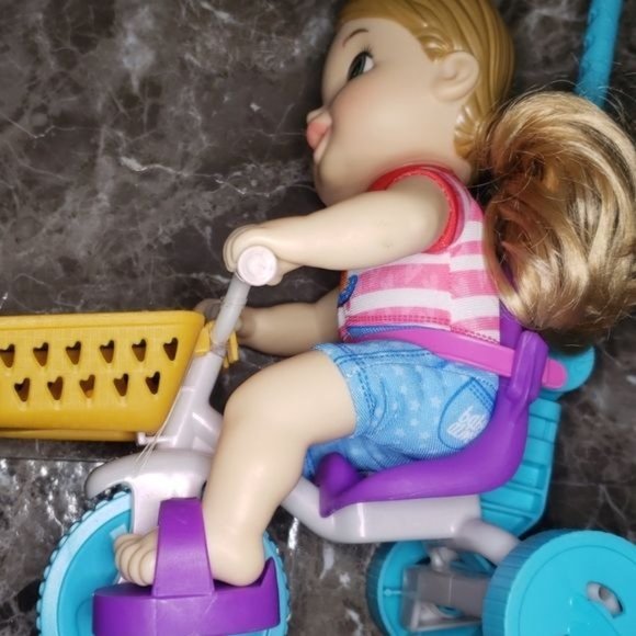 Baby Alive doll with bicycle - Picture 9 of 12